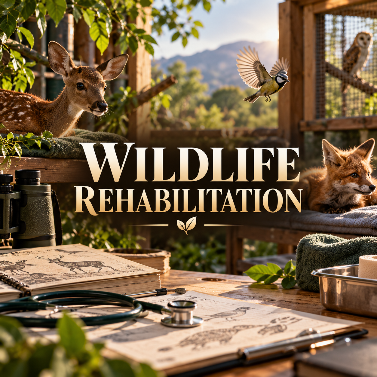 UK wildlife rehabilitation course